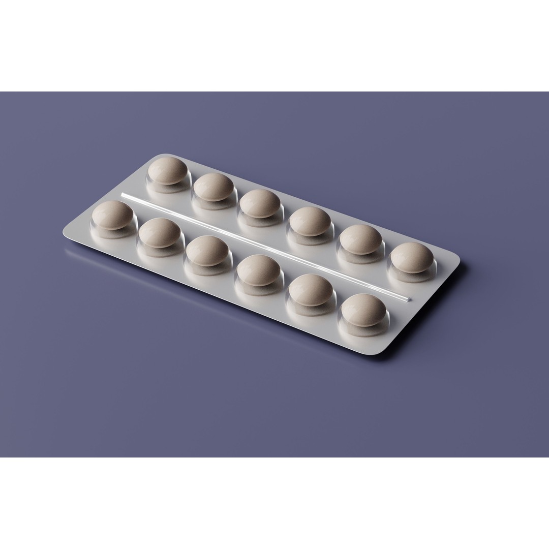 Medicine Tablets and Pills 3D Model – Low Poly Game Asset, FBX, OBJ - View 8