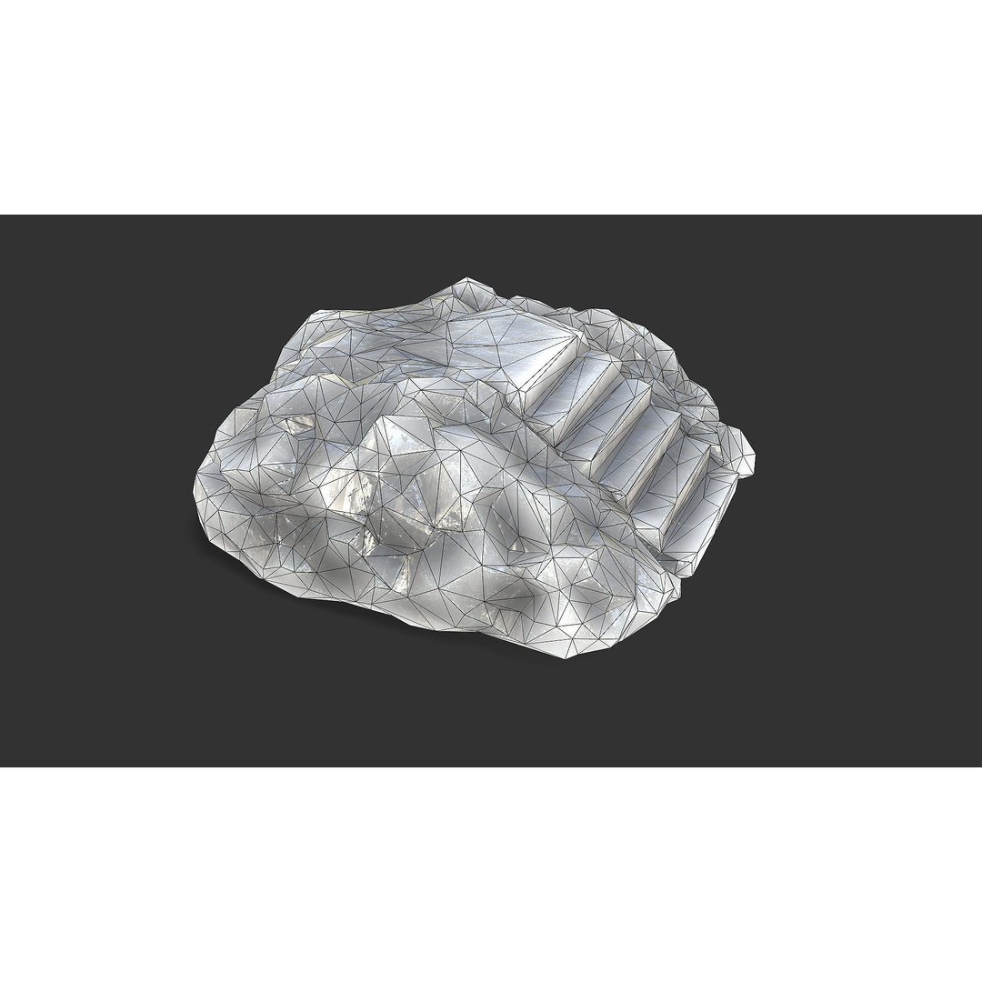 Stone Stairs 3D Model – Low Poly PBR Game Asset, FBX, OBJ - View 19