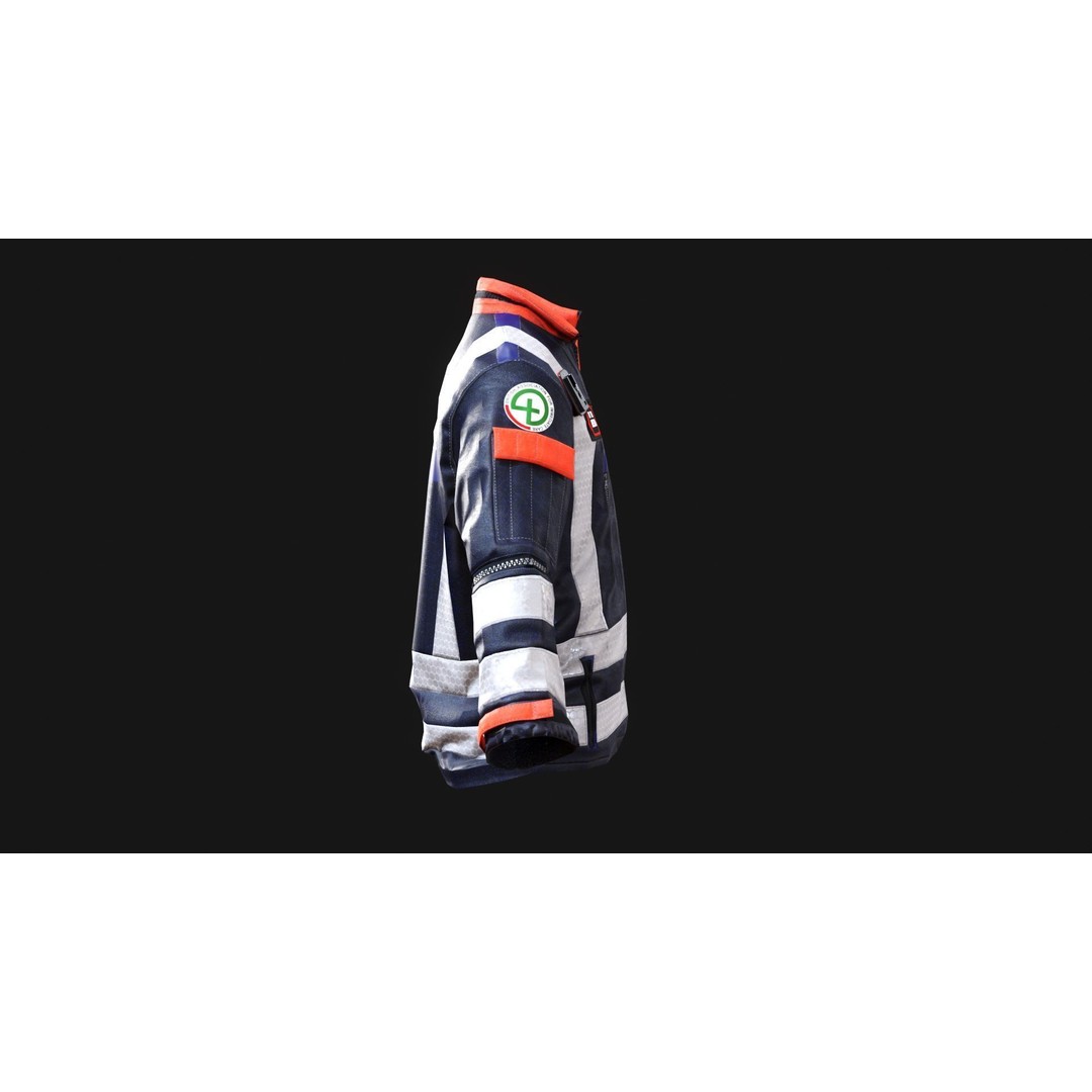 BEEP Doctors Cumbria 3D Model – Low Poly Emergency Responder Asset, FBX - View 16