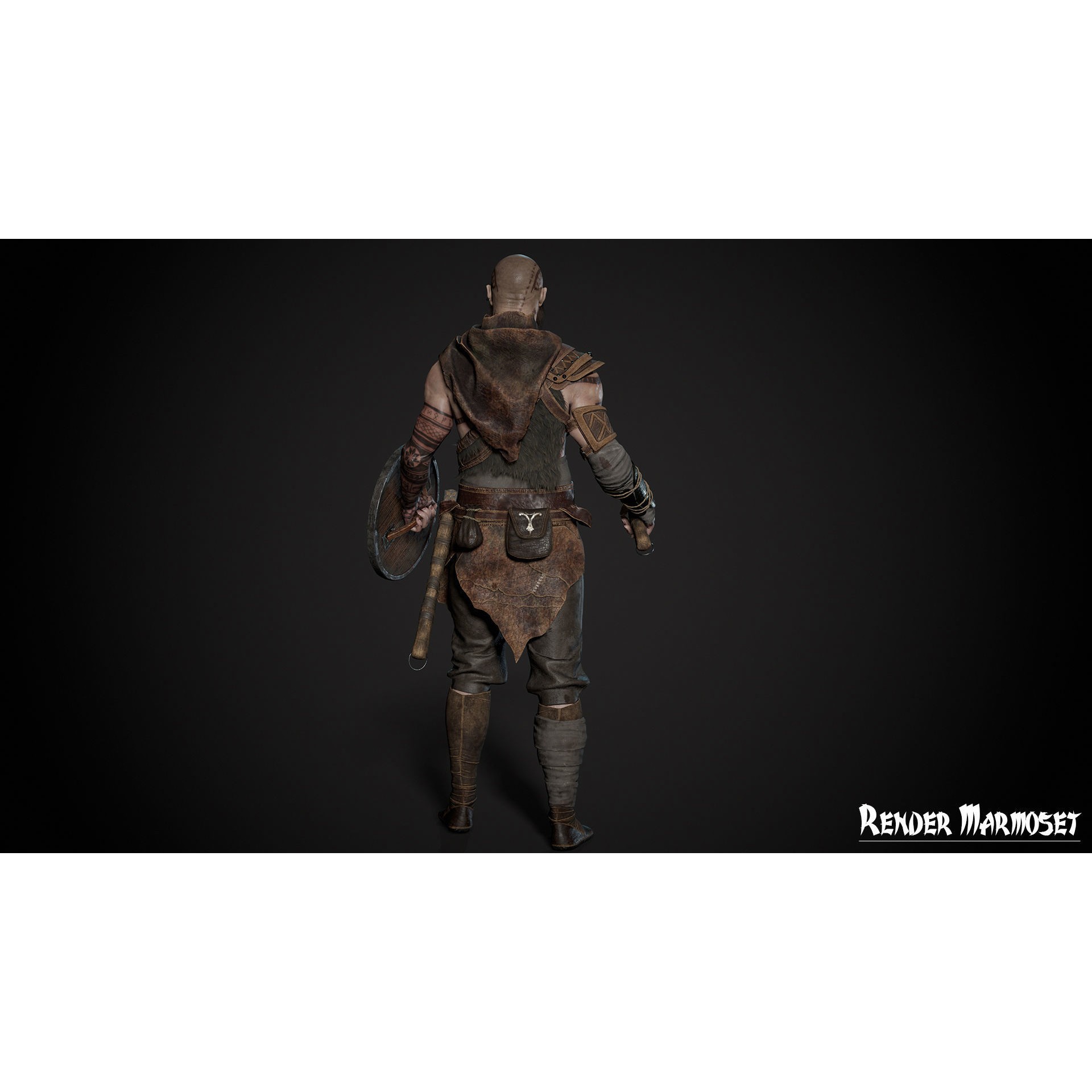 Viking Modular - Low-Poly Game-Ready 3D Model - View 10