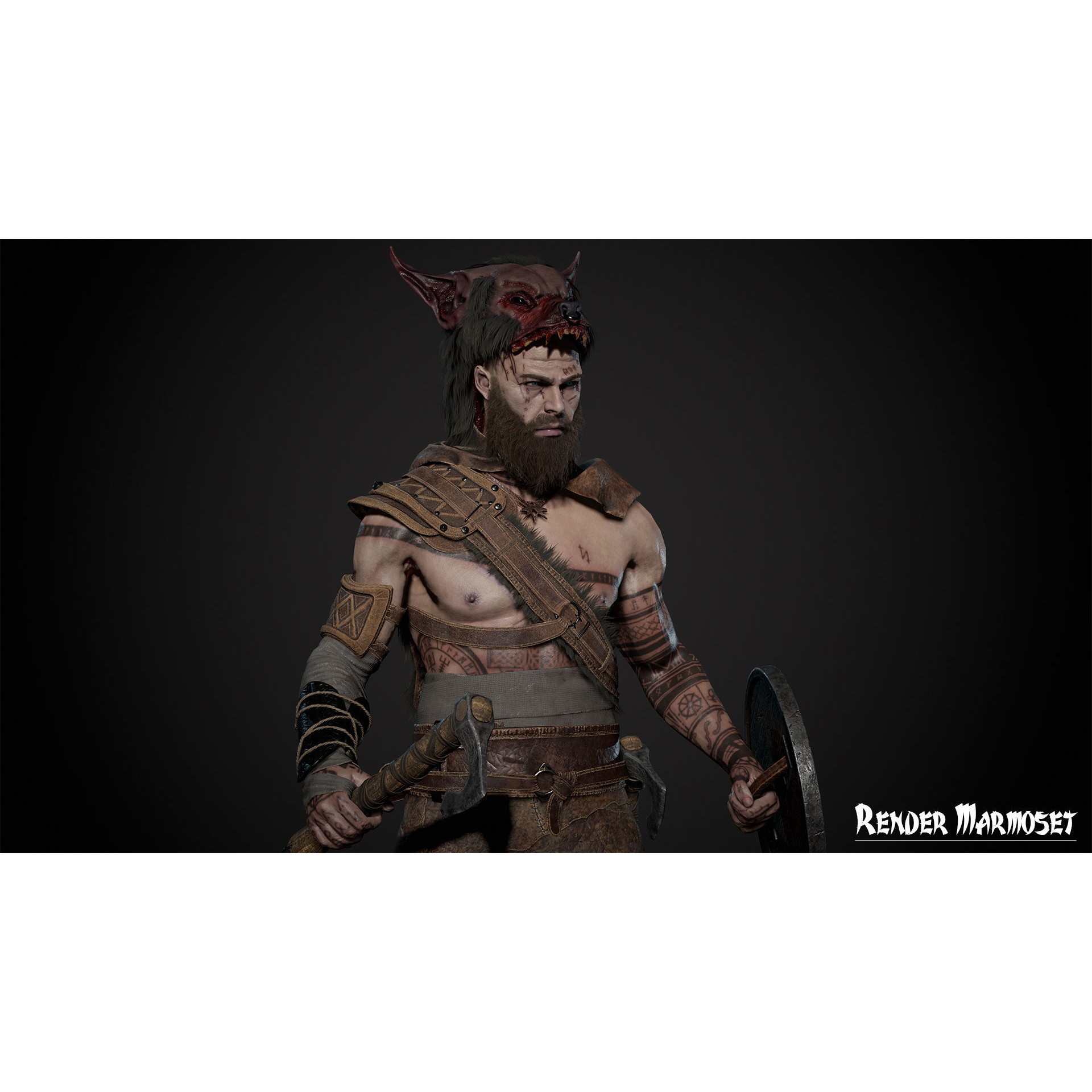 Viking Modular - Low-Poly Game-Ready 3D Model - View 11