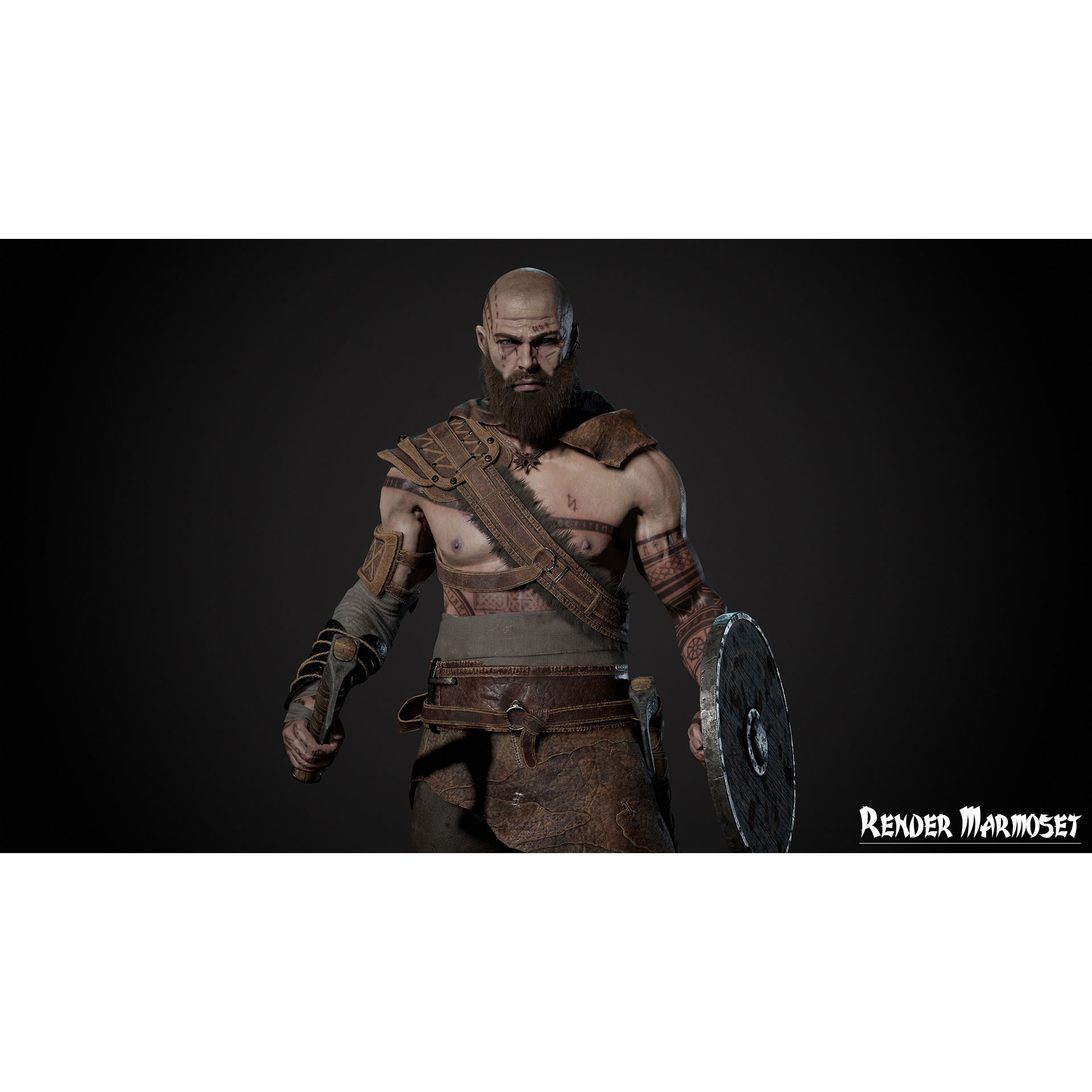 Viking Modular - Low-Poly Game-Ready 3D Model - View 14