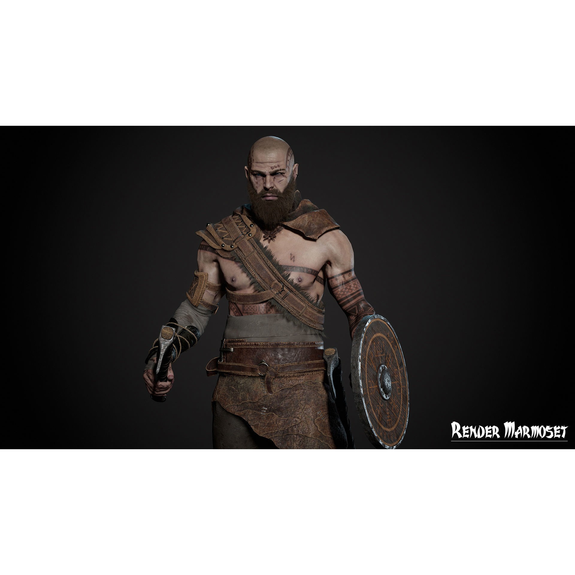 Viking Modular - Low-Poly Game-Ready 3D Model - View 15