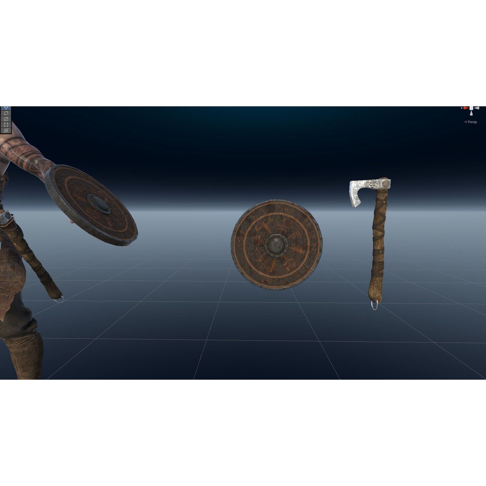 Viking Modular - Low-Poly Game-Ready 3D Model - View 34