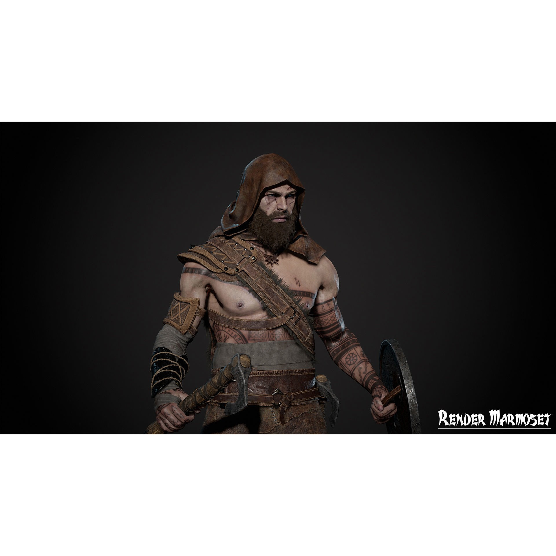 Viking Modular - Low-Poly Game-Ready 3D Model - View 6