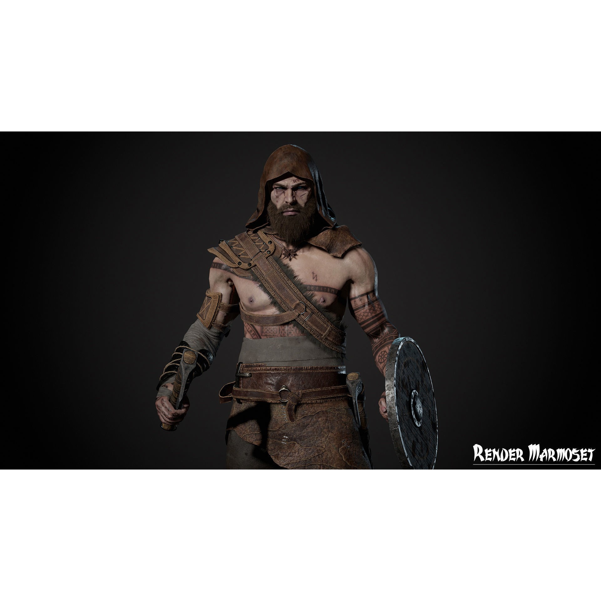 Viking Modular - Low-Poly Game-Ready 3D Model - View 7