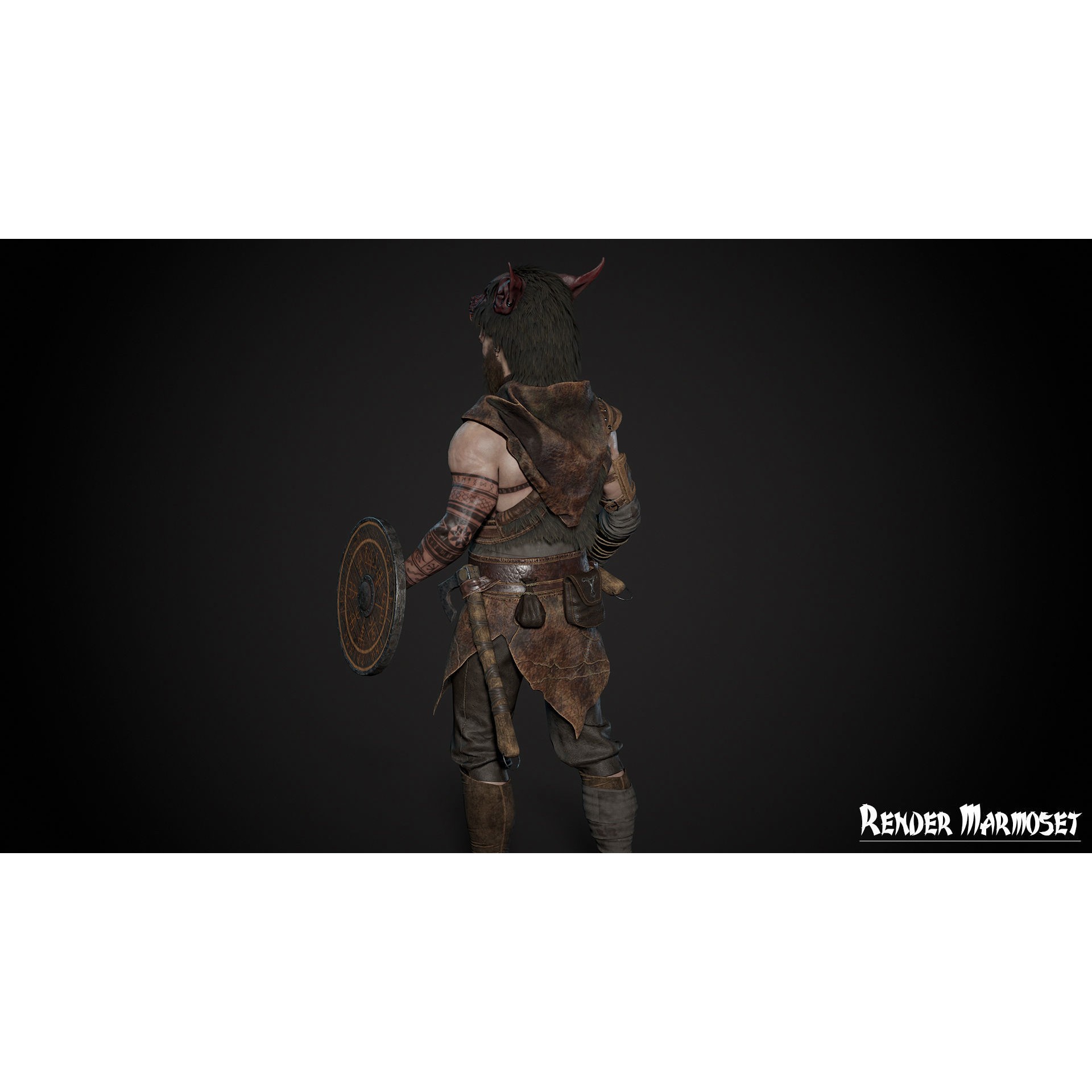 Viking Modular - Low-Poly Game-Ready 3D Model - View 9