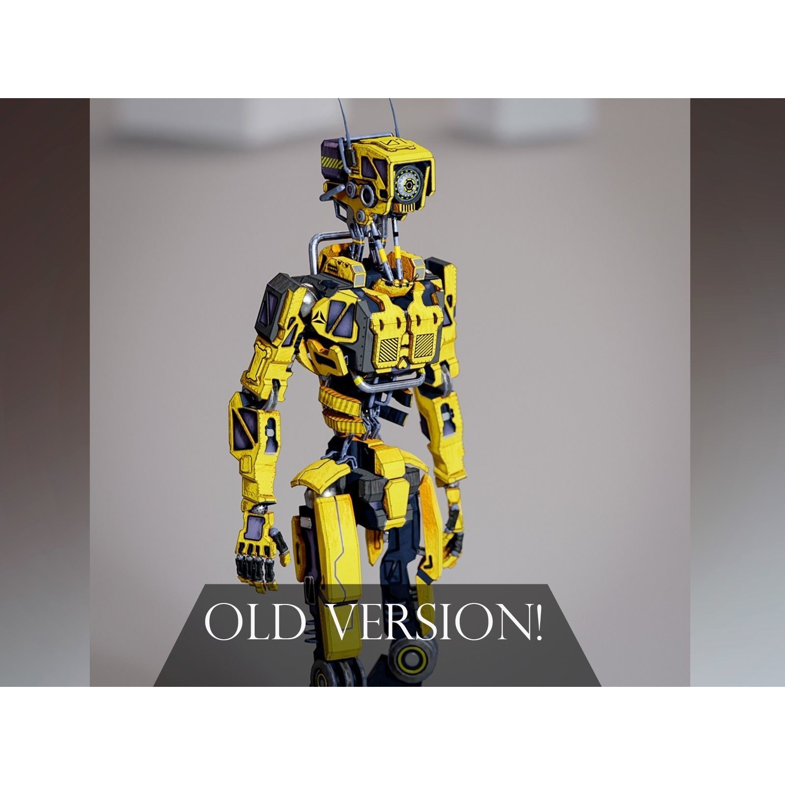 Industrial Robot - Low-Poly Game-Ready 3D Model