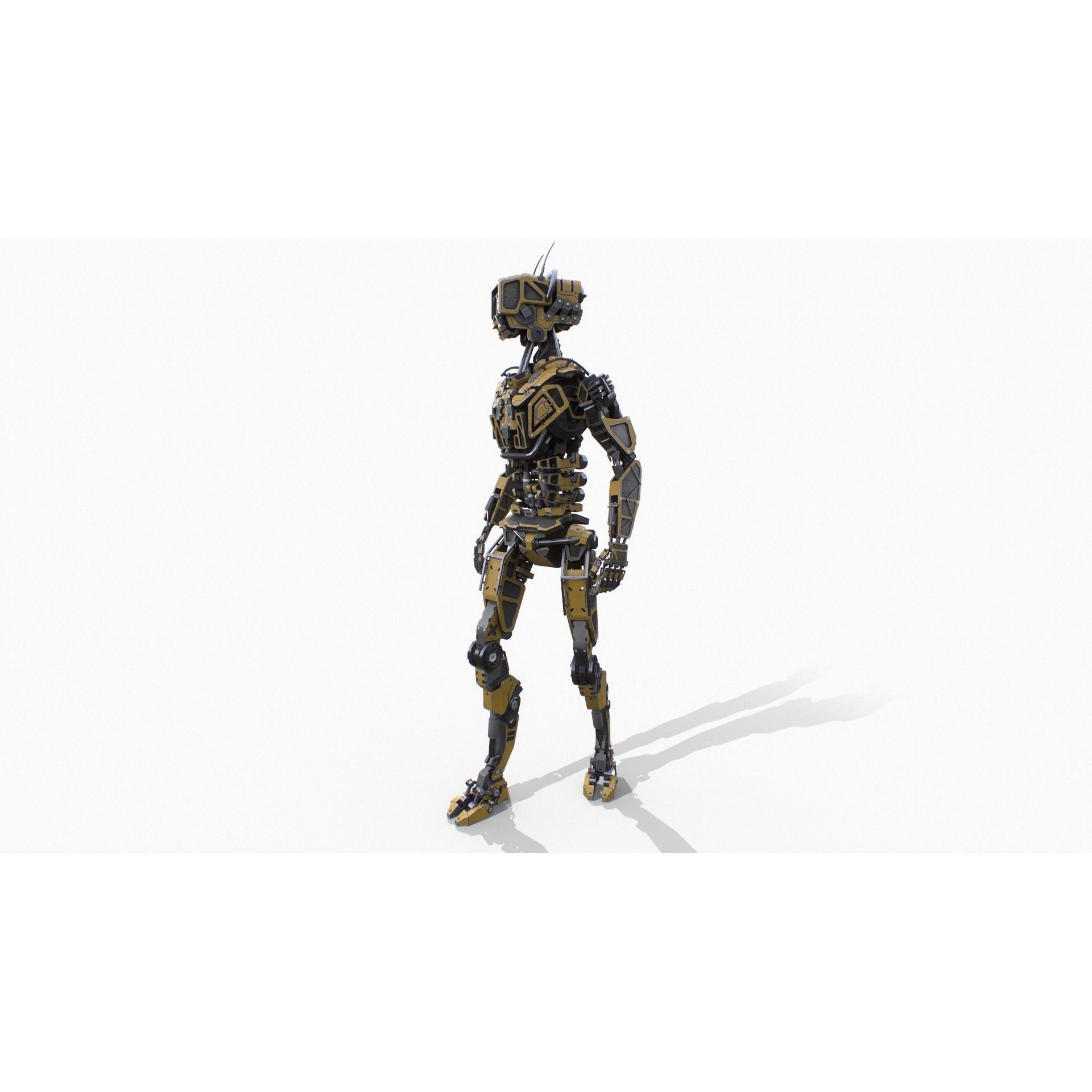 Industrial Robot - Low-Poly Game-Ready 3D Model - View 15