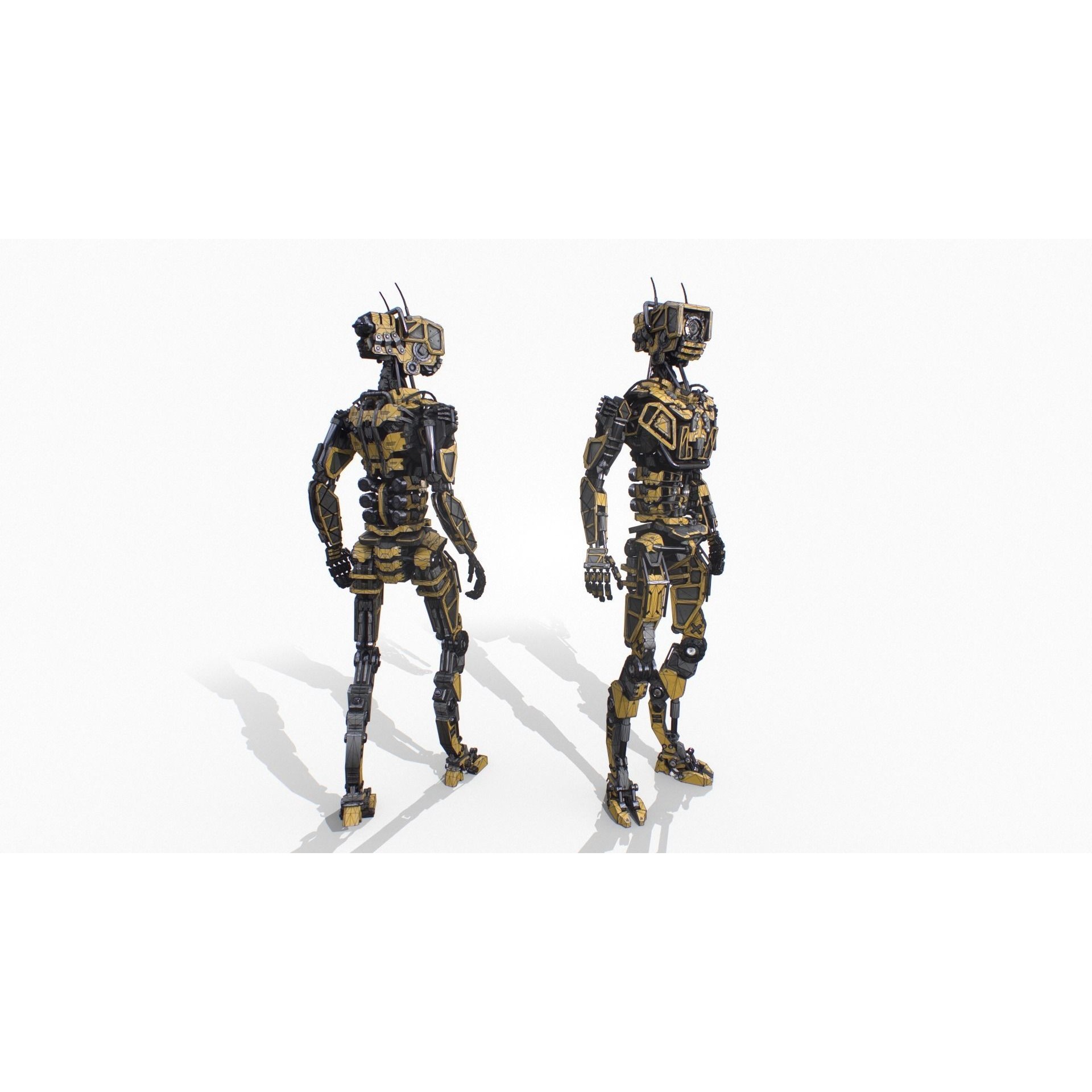 Industrial Robot - Low-Poly Game-Ready 3D Model - View 16