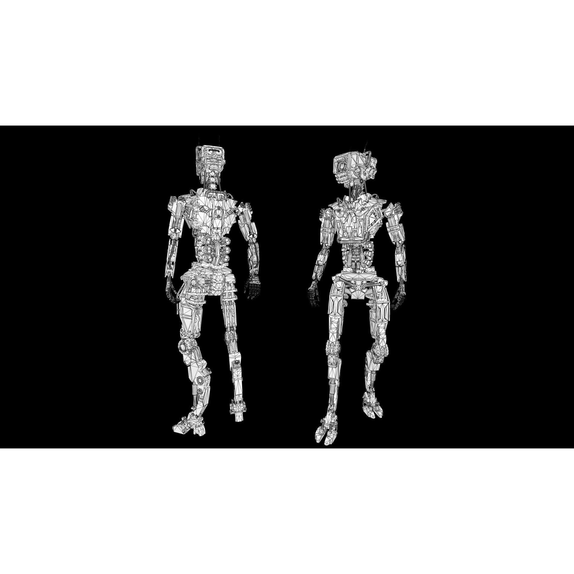 Industrial Robot - Low-Poly Game-Ready 3D Model - View 21