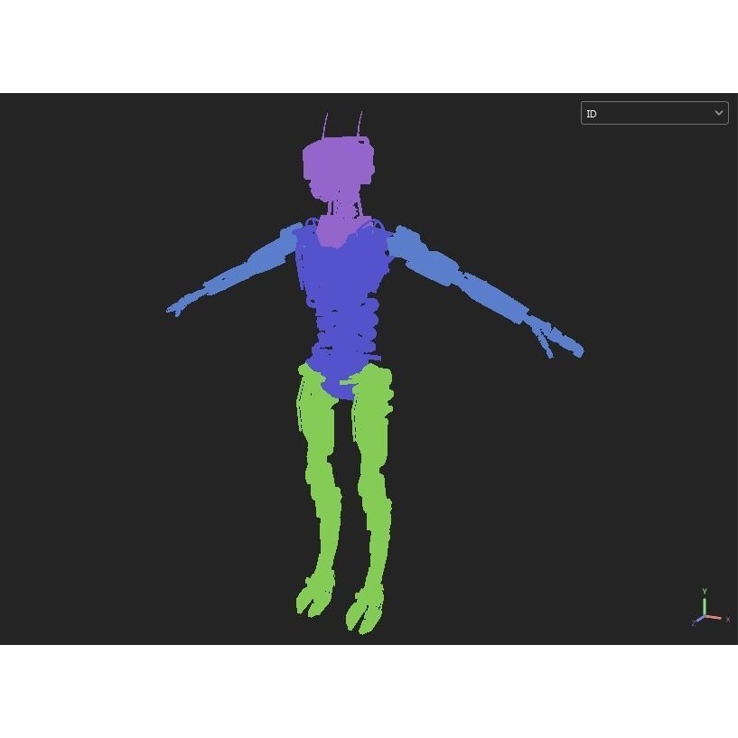 Industrial Robot - Low-Poly Game-Ready 3D Model - View 27