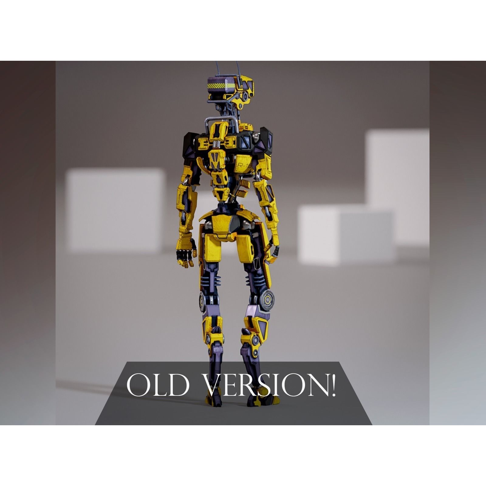 Industrial Robot - Low-Poly Game-Ready 3D Model - View 38