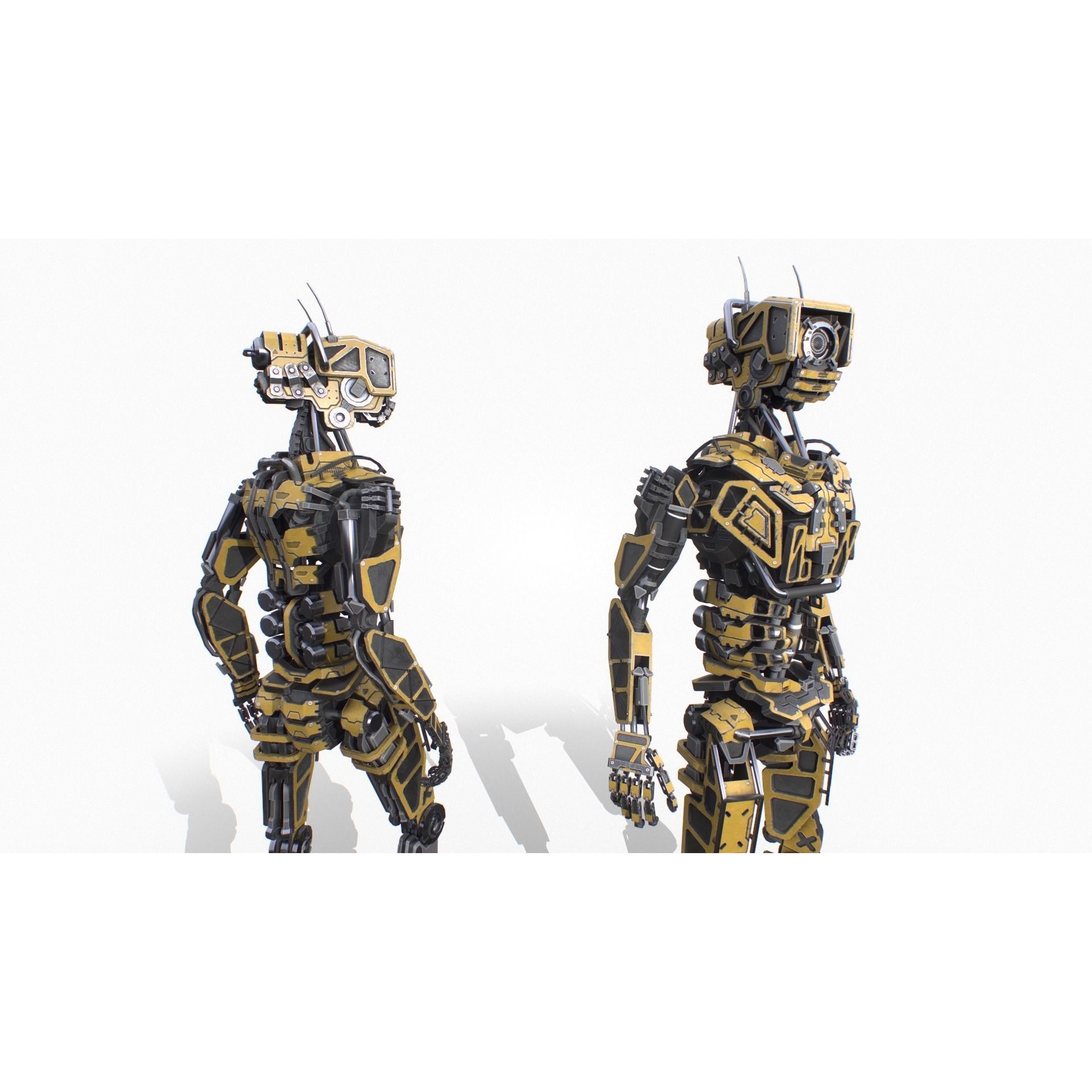 Industrial Robot - Low-Poly Game-Ready 3D Model - View 5