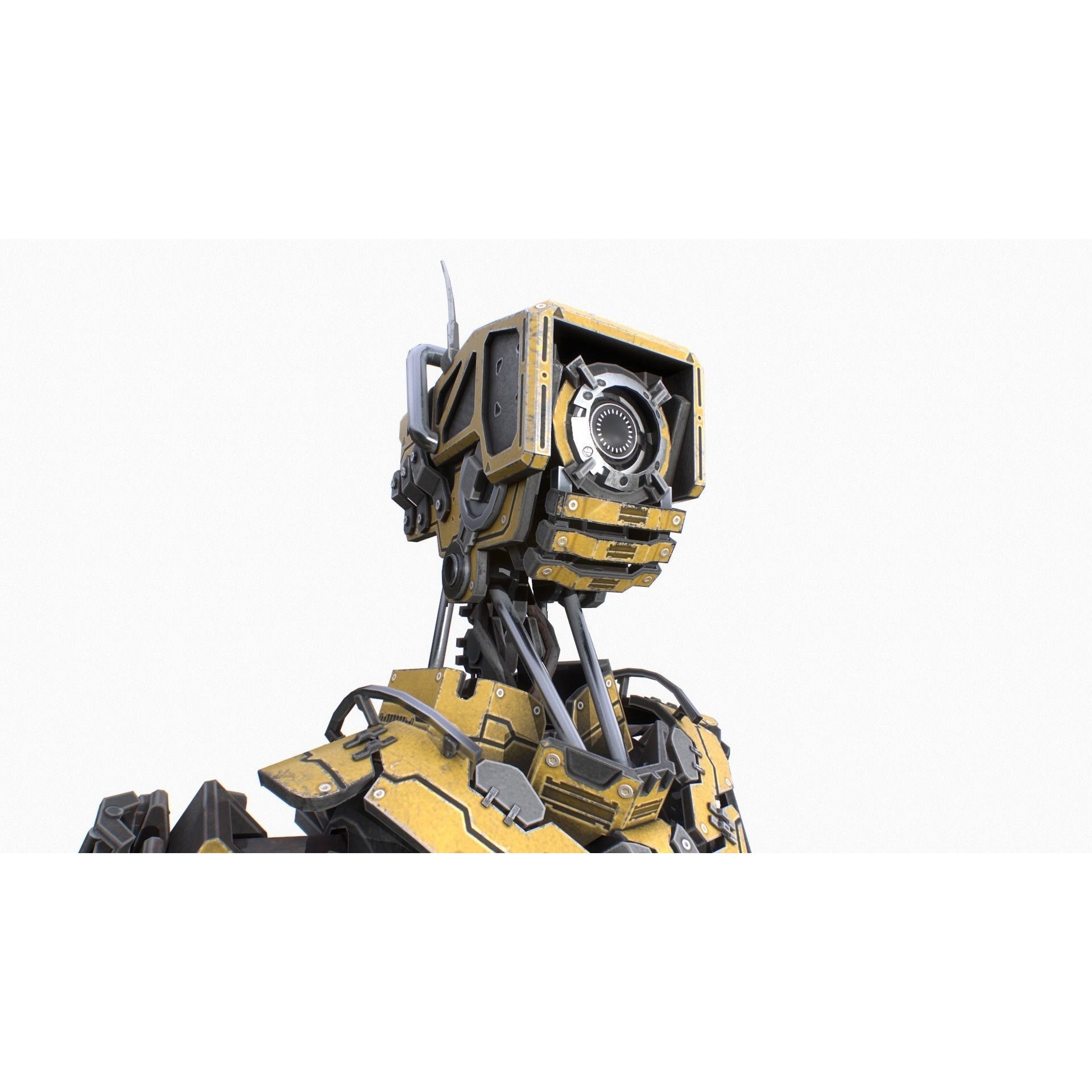 Industrial Robot - Low-Poly Game-Ready 3D Model - View 7