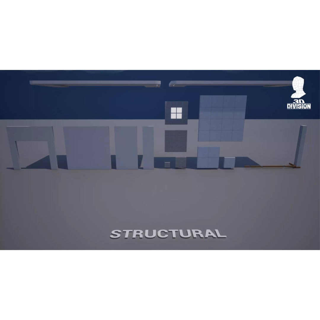 Modern Hospital Reception 3D Model – Low Poly PBR Game Asset, Unreal Engine - View 17