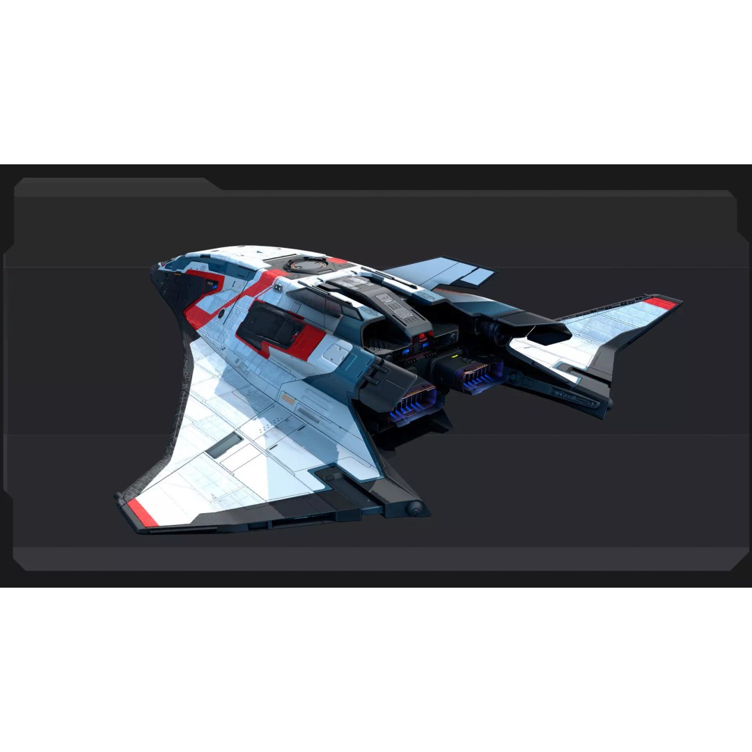 ARES 8 Shuttle 3D Model – Low Poly Spacecraft, FBX, PBR Textures - View 11