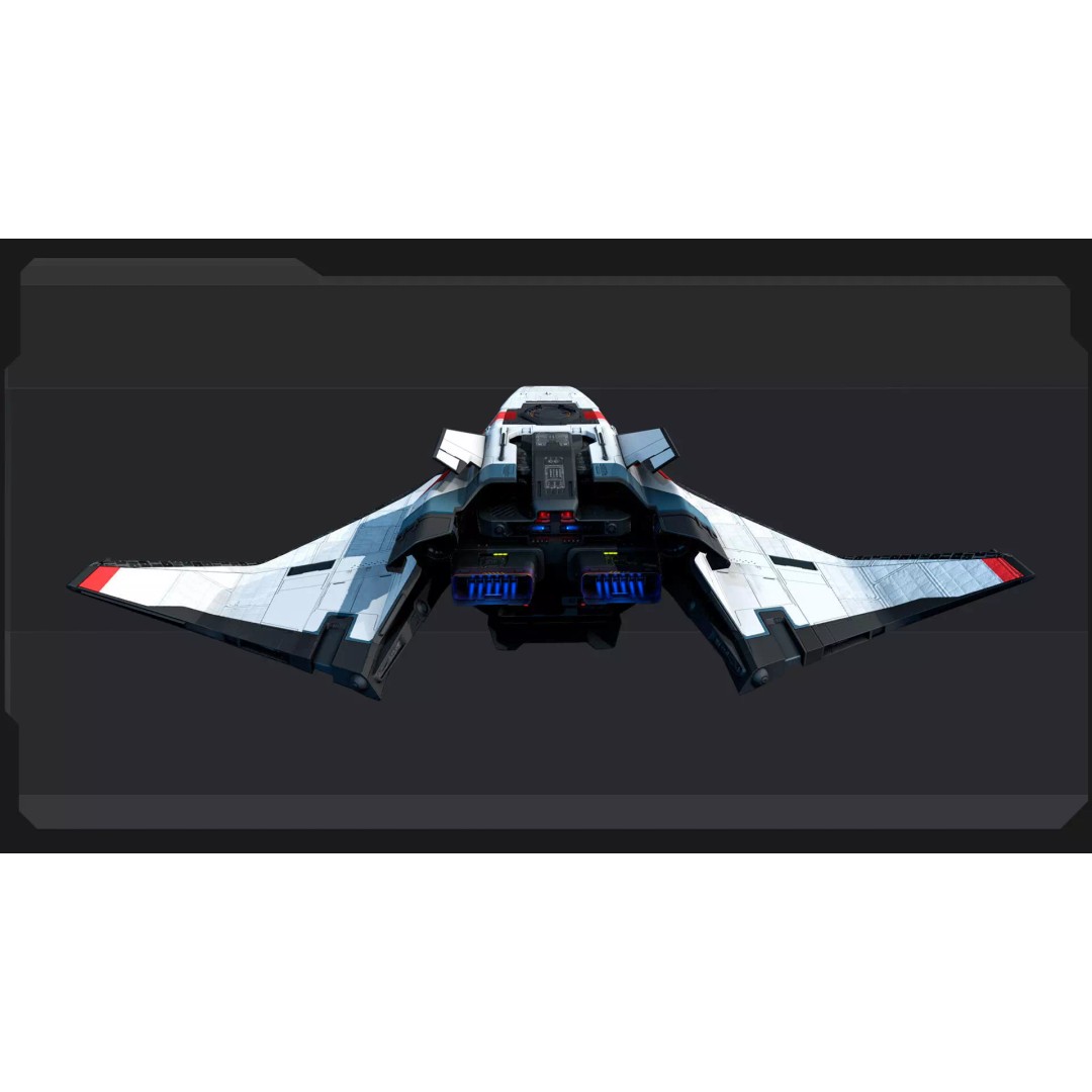 ARES 8 Shuttle 3D Model – Low Poly Spacecraft, FBX, PBR Textures - View 12
