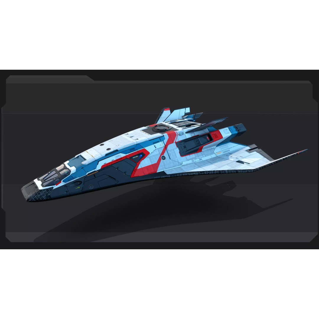 ARES 8 Shuttle 3D Model – Low Poly Spacecraft, FBX, PBR Textures - View 3