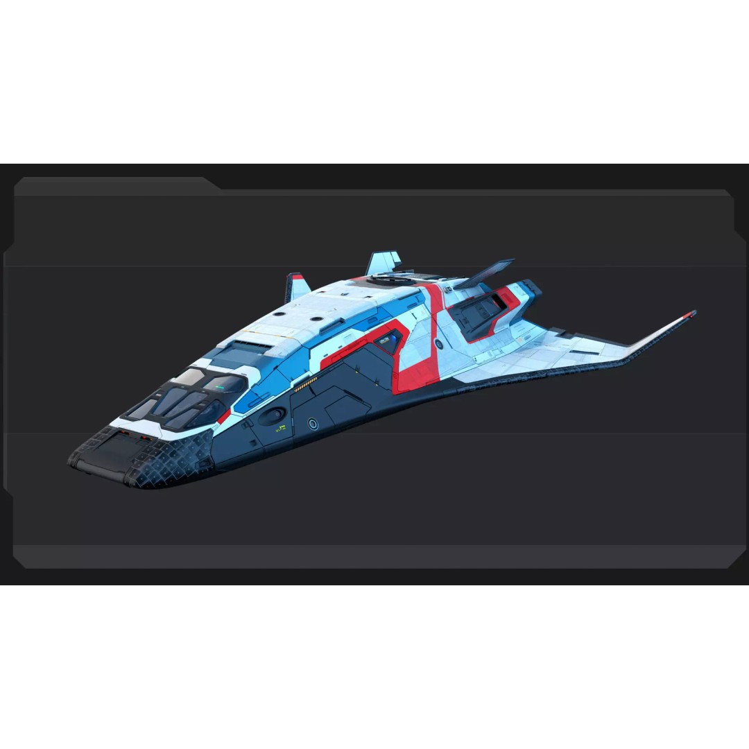 ARES 8 Shuttle 3D Model – Low Poly Spacecraft, FBX, PBR Textures - View 4