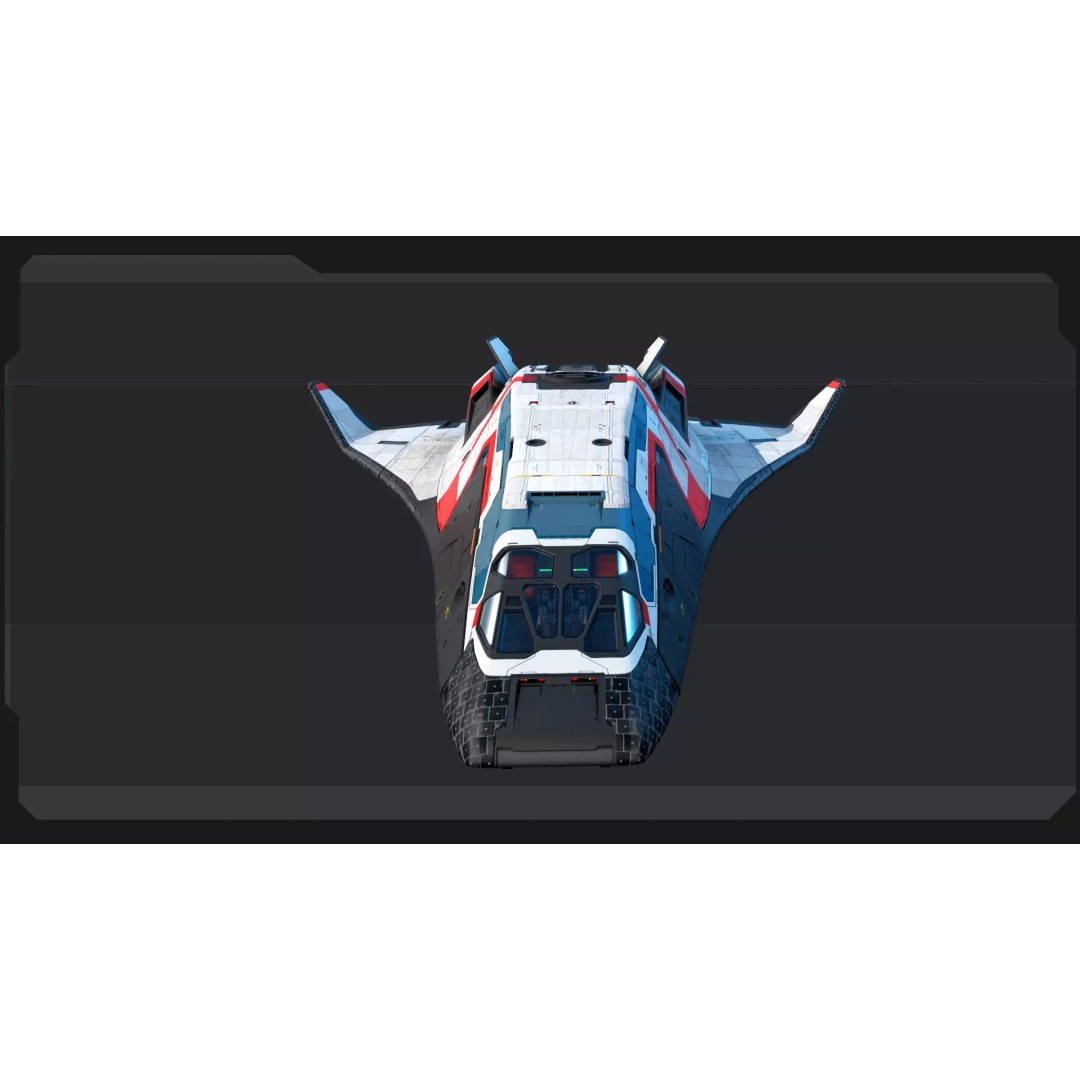 ARES 8 Shuttle 3D Model – Low Poly Spacecraft, FBX, PBR Textures - View 5