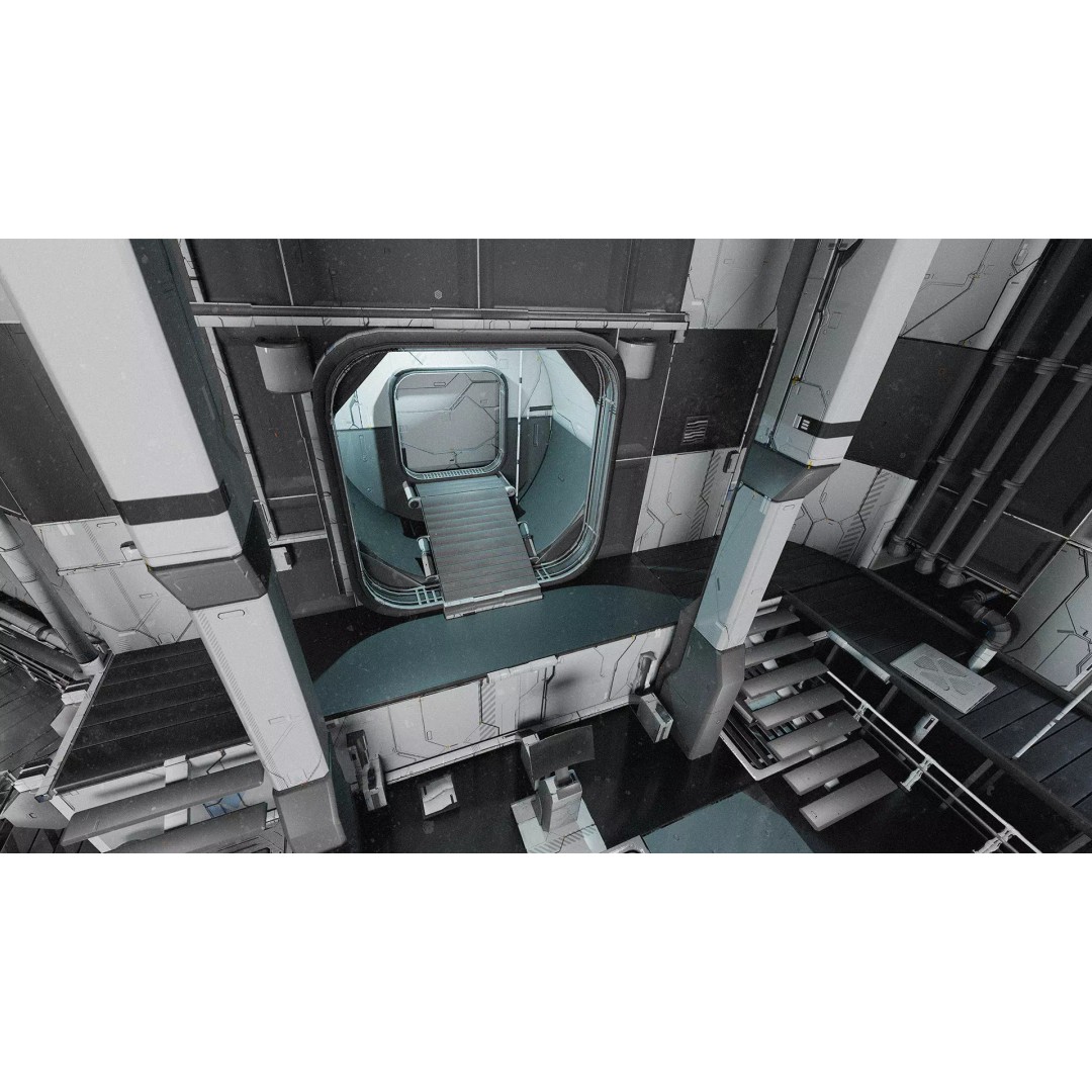 Modular Sci-Fi 3D Model – Low Poly Environment Kit, FBX - View 13