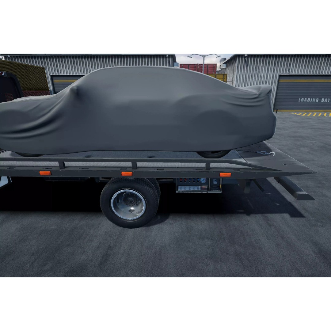 Rollback Towing Truck 3D Model – Low Poly Game Asset for Unity - View 10