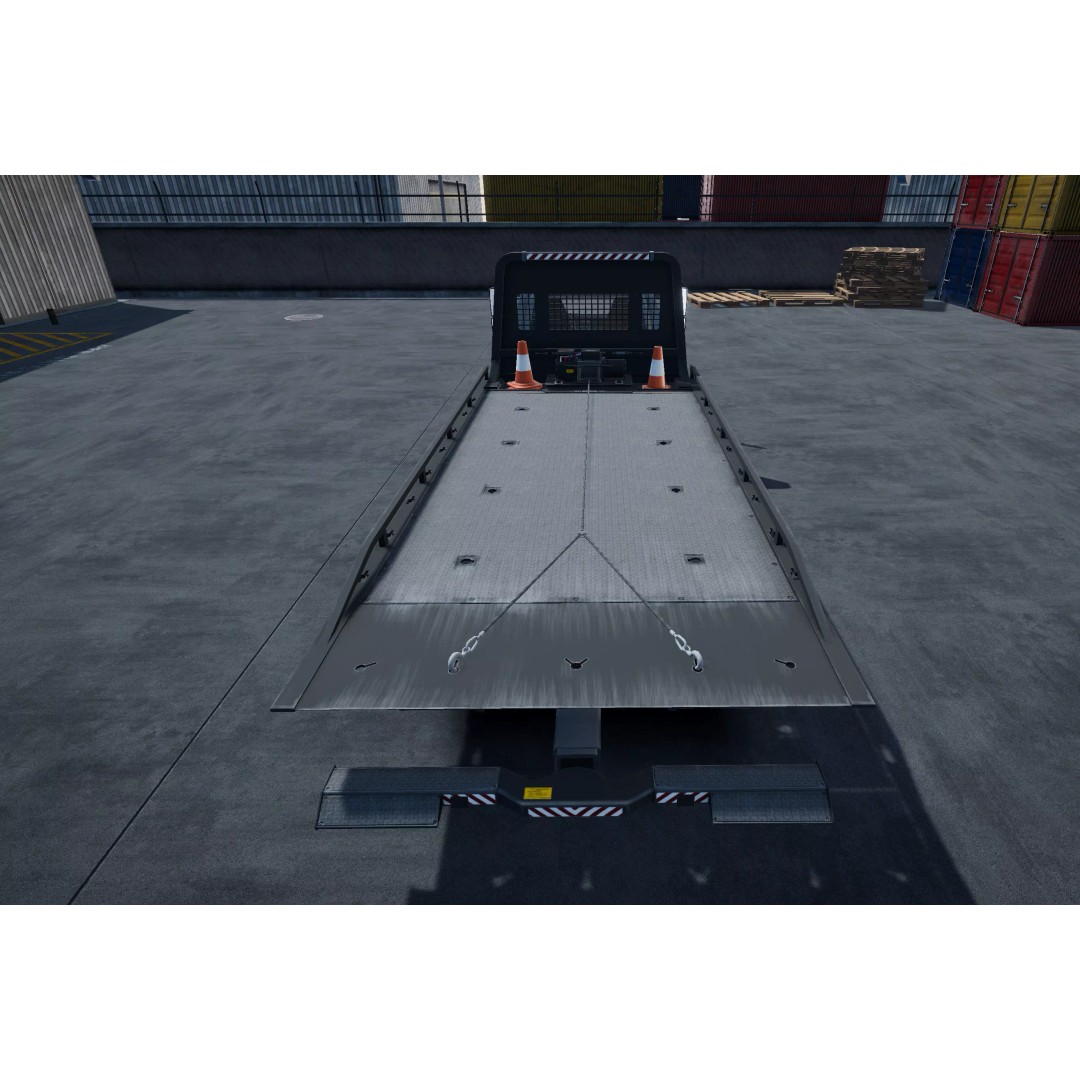 Rollback Towing Truck 3D Model – Low Poly Game Asset for Unity - View 14