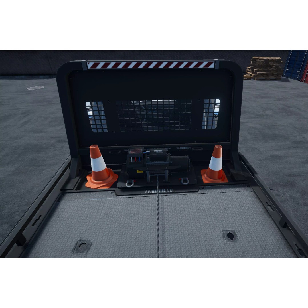 Rollback Towing Truck 3D Model – Low Poly Game Asset for Unity - View 16