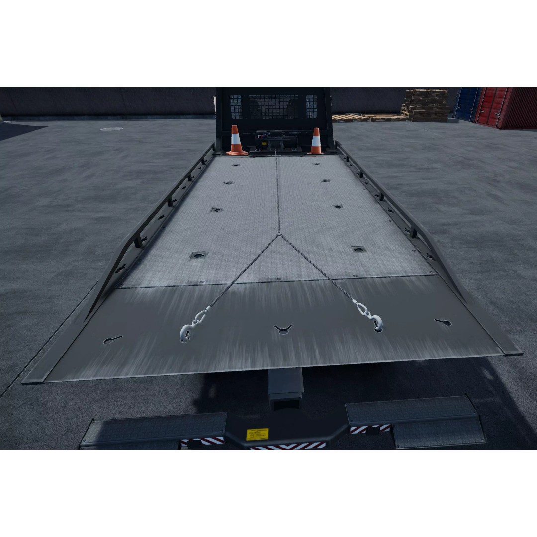 Rollback Towing Truck 3D Model – Low Poly Game Asset for Unity - View 17