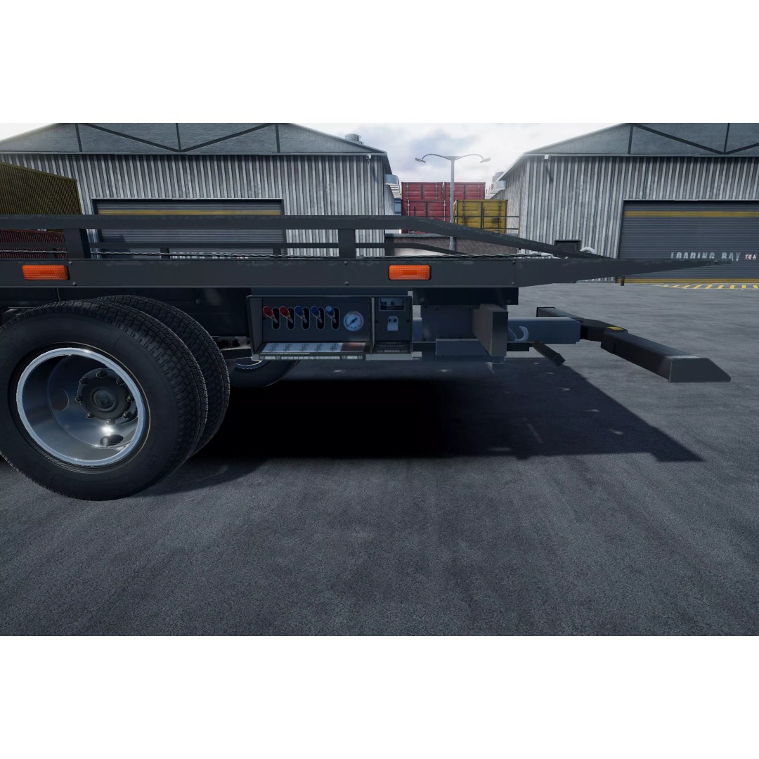 Rollback Towing Truck 3D Model – Low Poly Game Asset for Unity - View 18