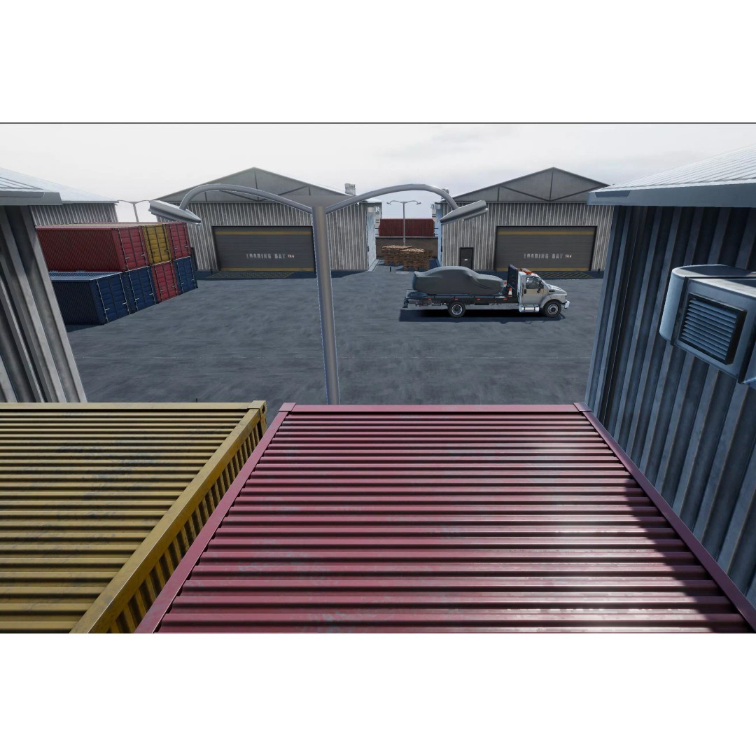 Rollback Towing Truck 3D Model – Low Poly Game Asset for Unity - View 31