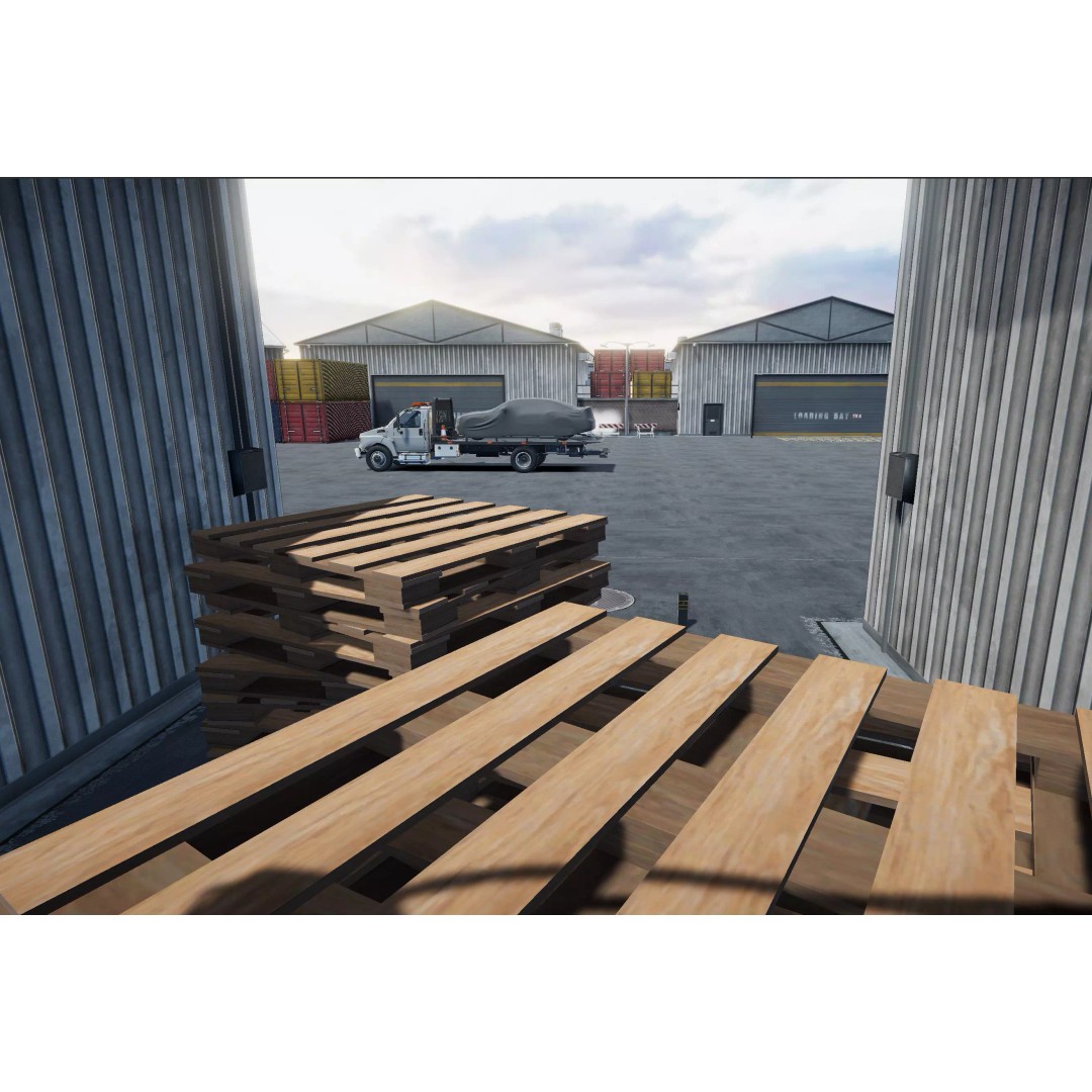 Rollback Towing Truck 3D Model – Low Poly Game Asset for Unity - View 33