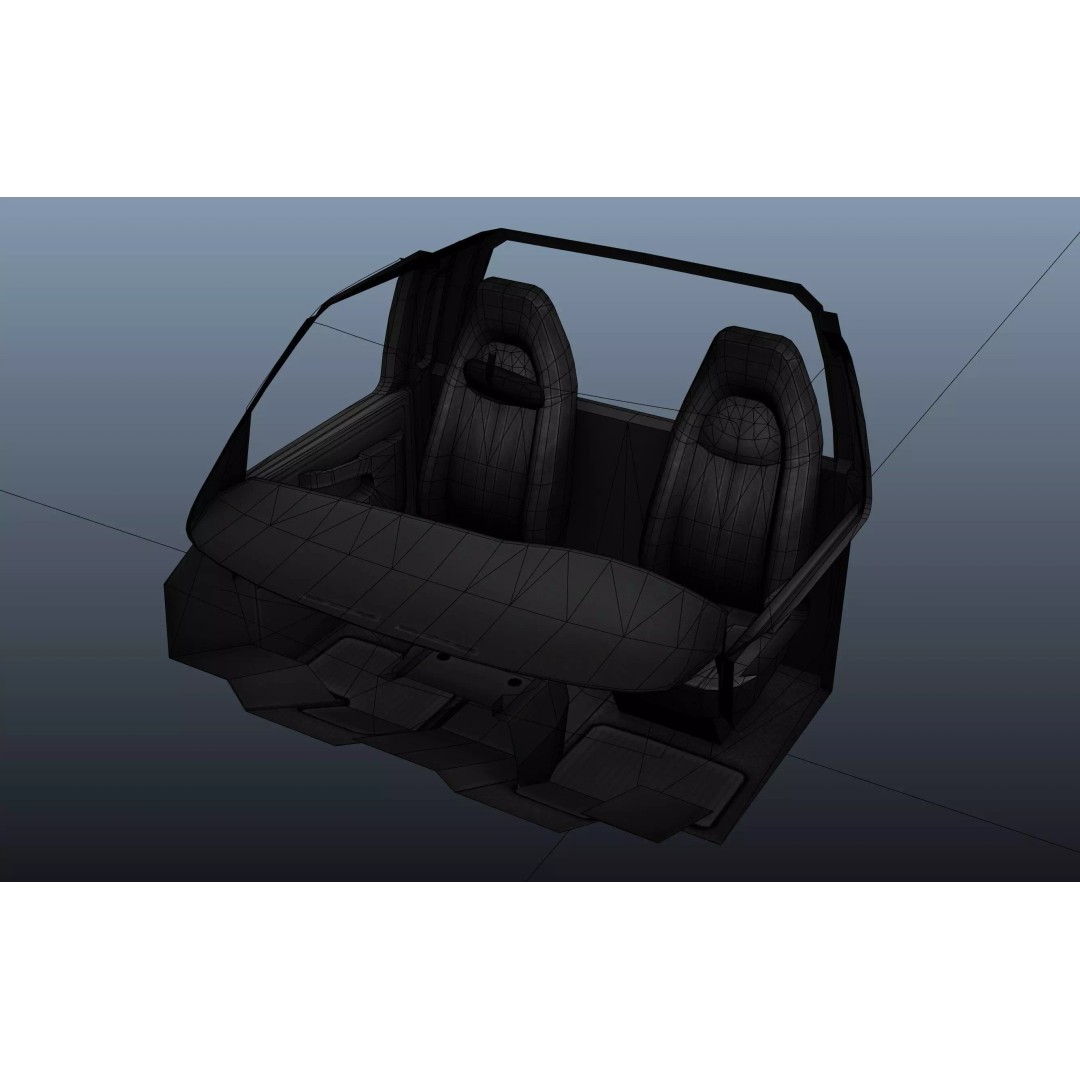 Rollback Towing Truck 3D Model – Low Poly Game Asset for Unity - View 35