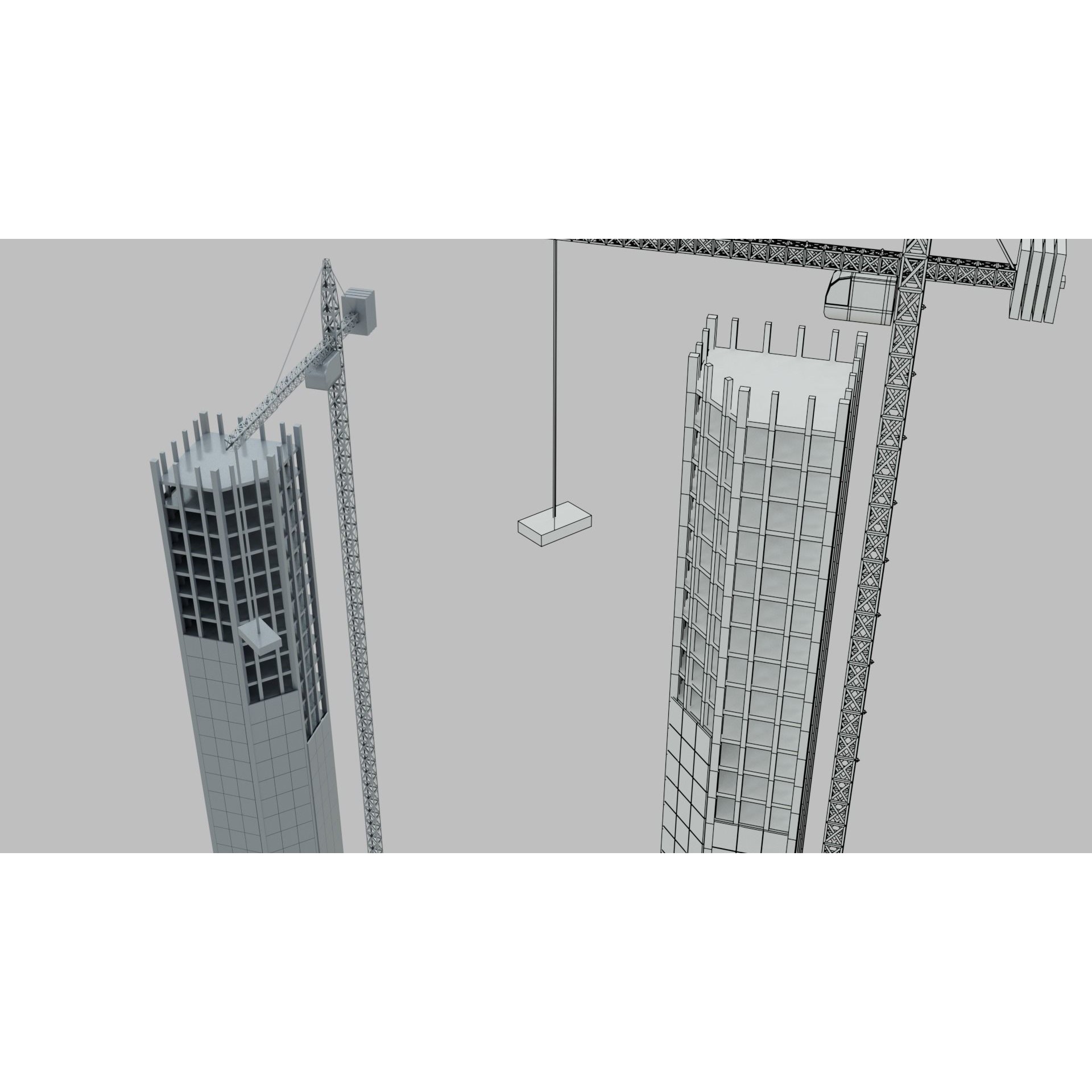Sci-Fi Industrial Base - Game-Ready 3D Model - View 14
