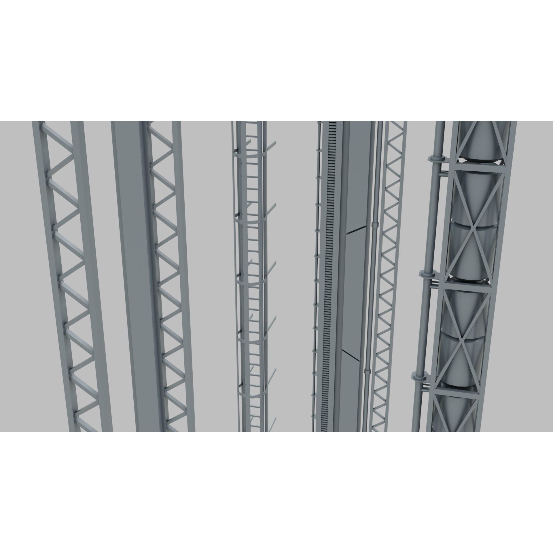 Sci-Fi Industrial Base - Game-Ready 3D Model - View 17