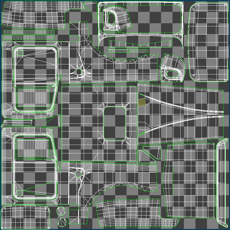 Kenworth W900A 3D Model – Low Poly Game Ready Truck with PBR Textures - View 46