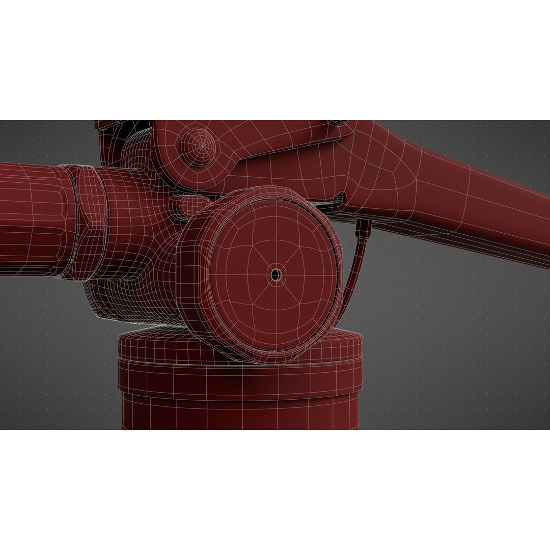 Foam Fire Extinguisher 3D Model – High Poly PBR Asset, Blender, FBX, OBJ - View 30