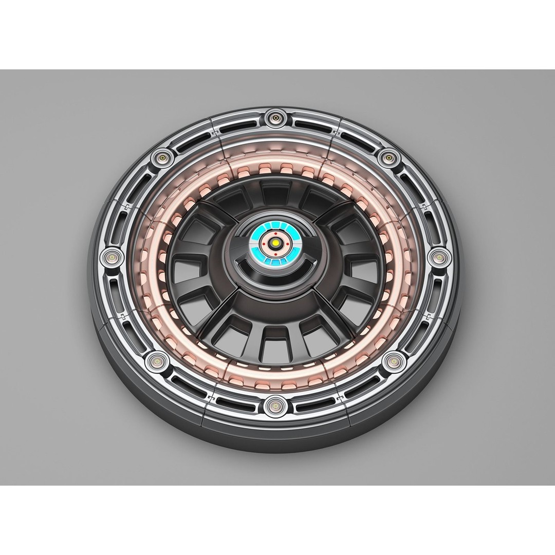 Sci-Fi Kitbash 3D Model – Subdivision Ready, FBX & OBJ Formats - View 15