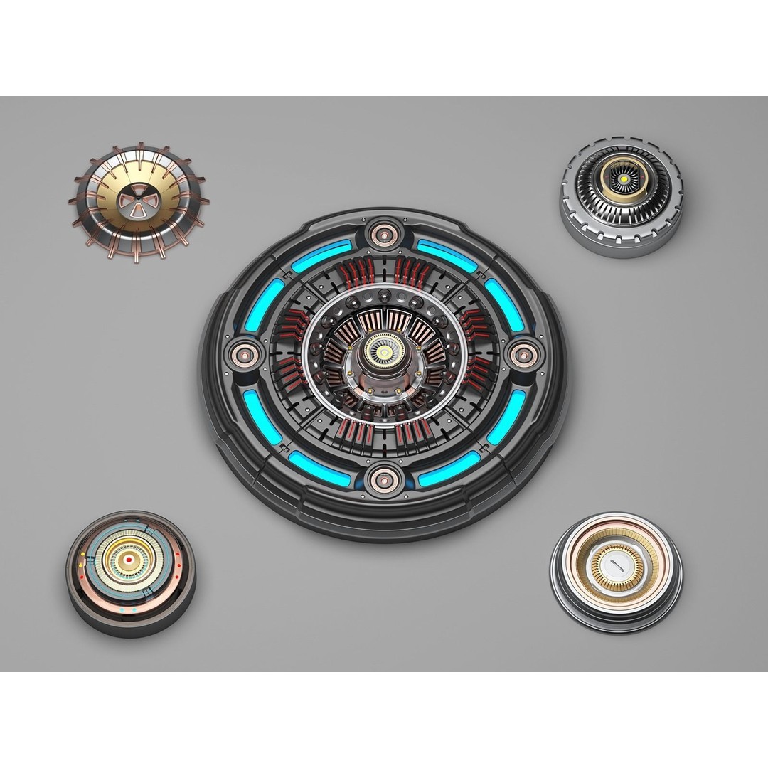 Sci-Fi Kitbash 3D Model – Subdivision Ready, FBX & OBJ Formats - View 16