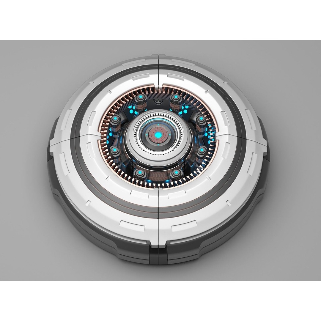 Sci-Fi Kitbash 3D Model – Subdivision Ready, FBX & OBJ Formats - View 21