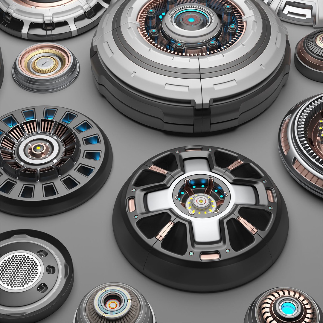 Sci-Fi Kitbash 3D Model – Subdivision Ready, FBX & OBJ Formats - View 6