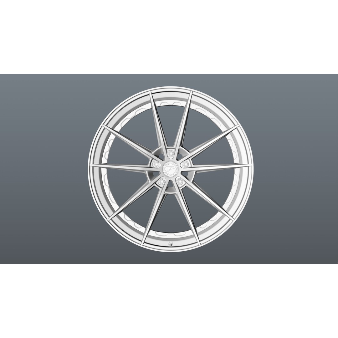 Super Deep Concave 3D Model – Modular Car Rim, PBR Textures, FBX - View 16