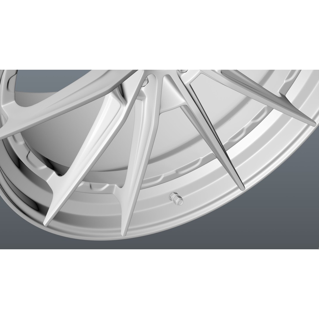 Super Deep Concave 3D Model – Modular Car Rim, PBR Textures, FBX - View 21