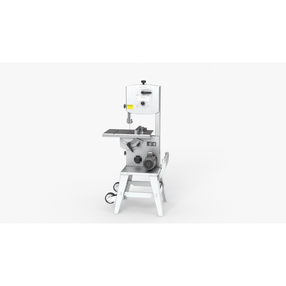Band Saw 3D Model – High Quality Industrial Tool, FBX, OBJ - View 10