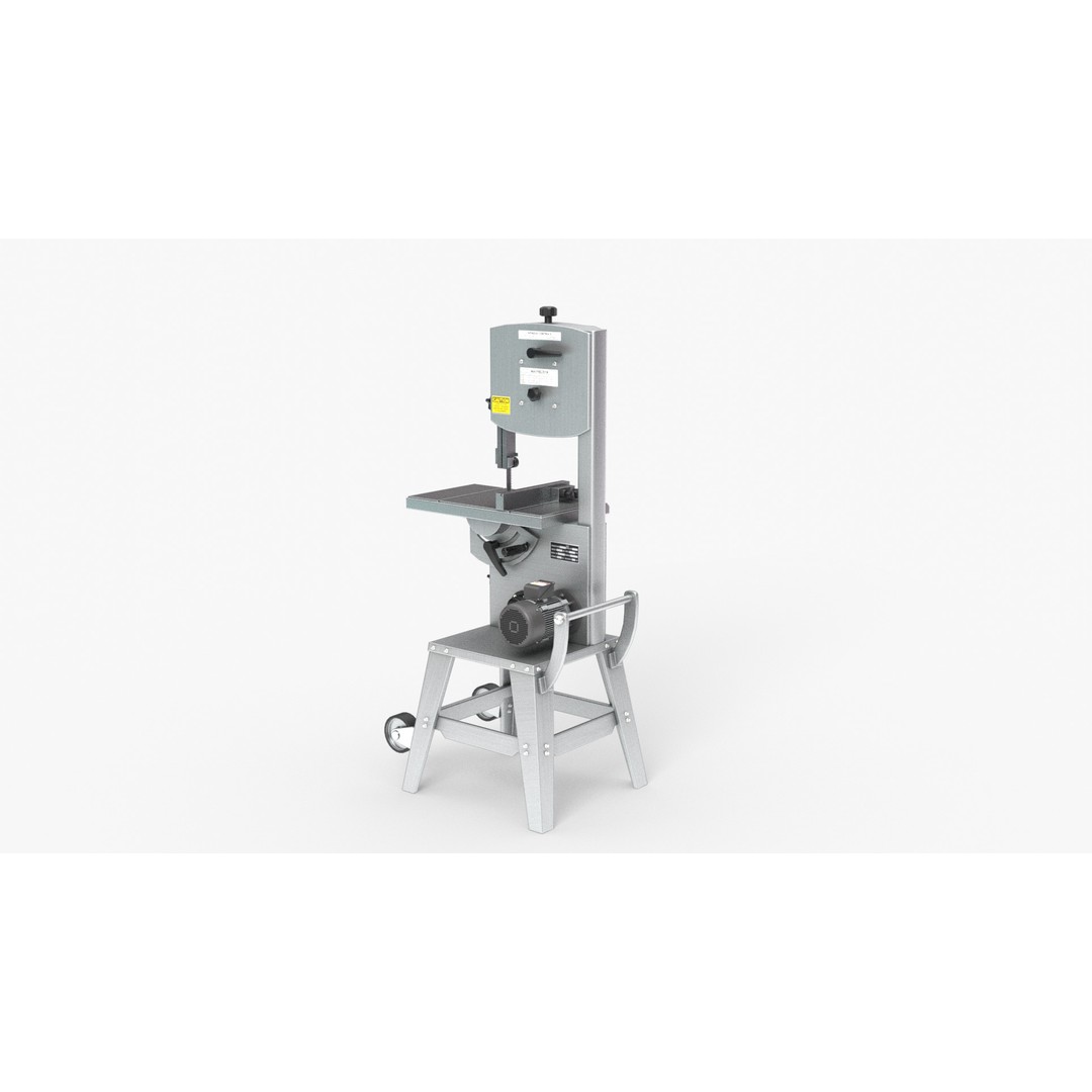 Band Saw 3D Model – High Quality Industrial Tool, FBX, OBJ - View 11