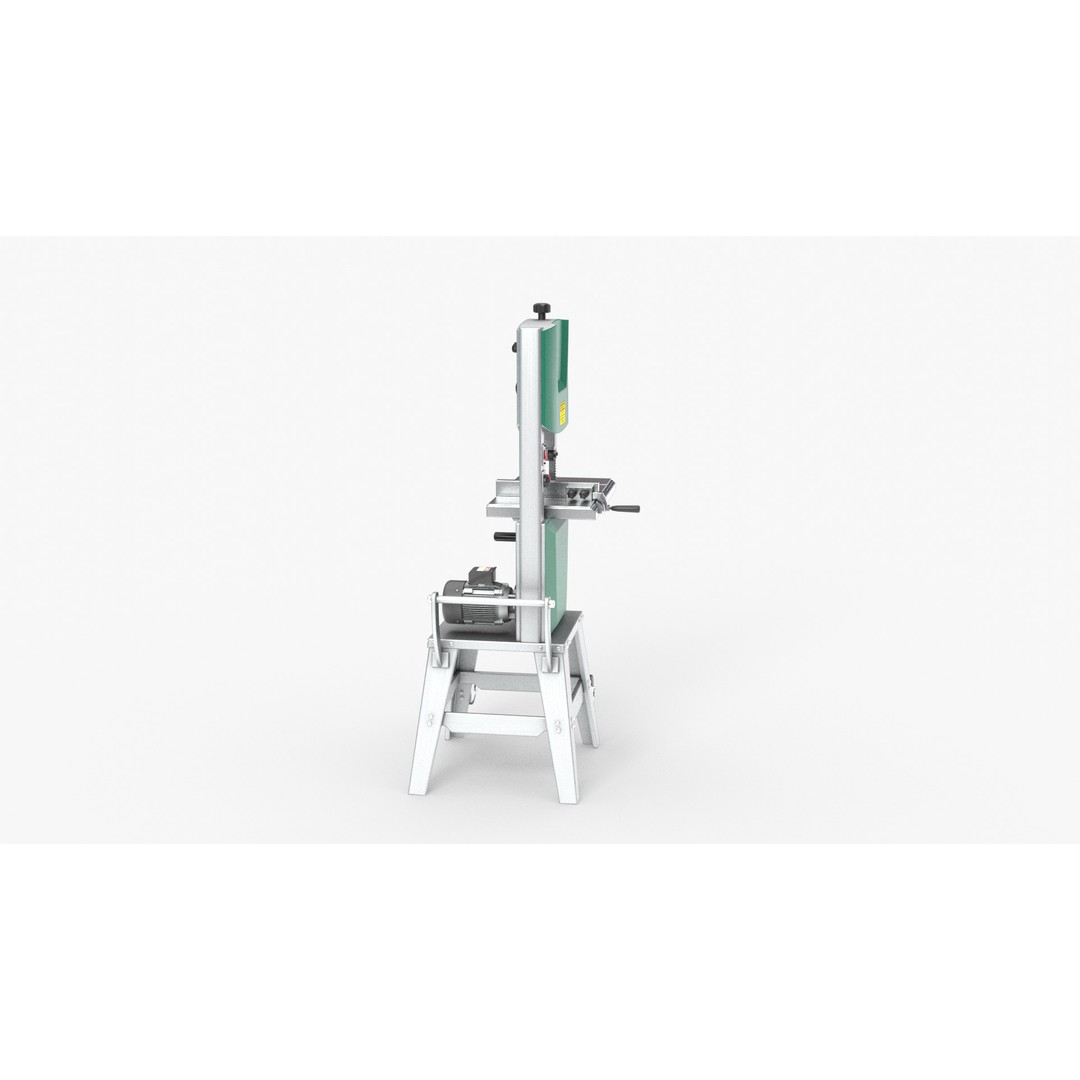Band Saw 3D Model – High Quality Industrial Tool, FBX, OBJ - View 13