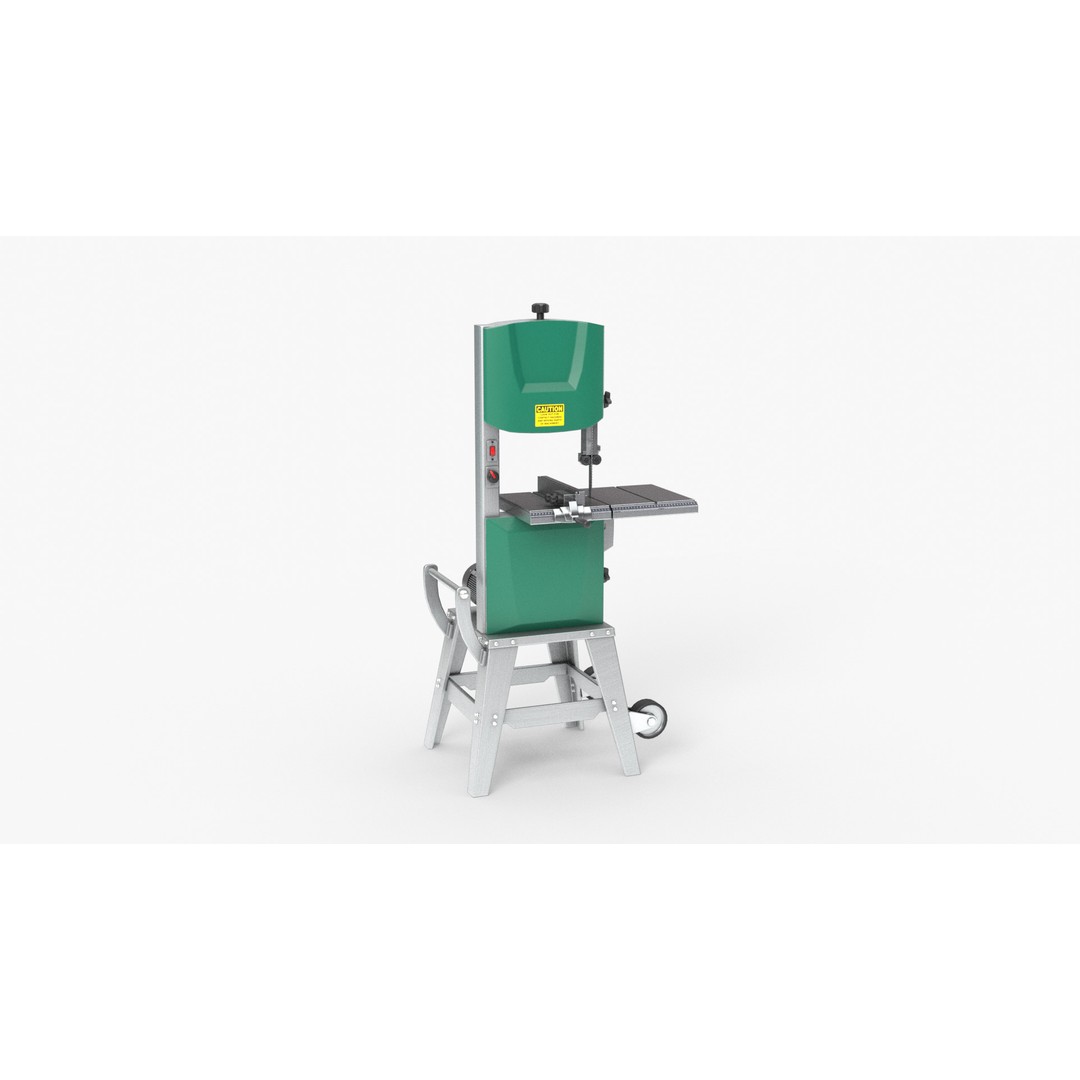 Band Saw 3D Model – High Quality Industrial Tool, FBX, OBJ - View 15