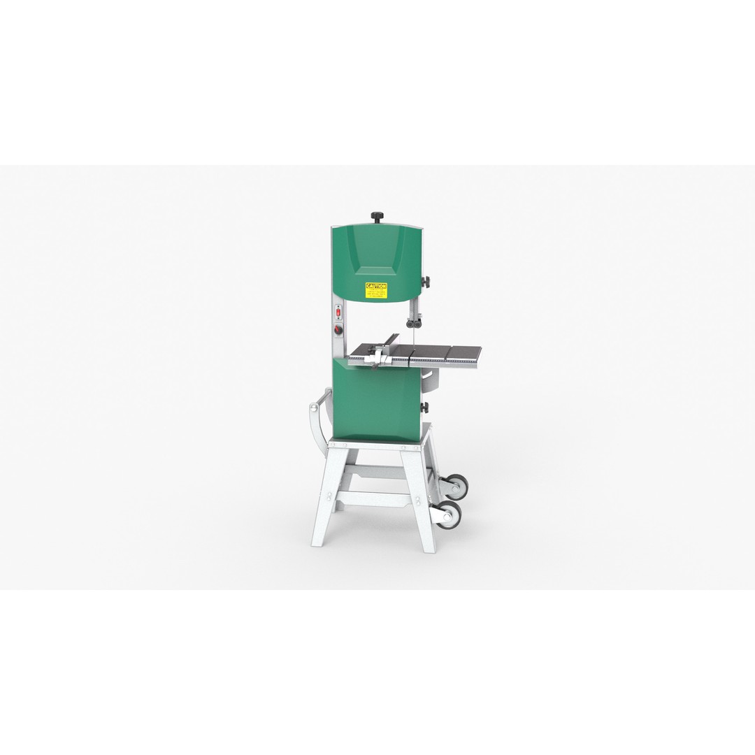Band Saw 3D Model – High Quality Industrial Tool, FBX, OBJ - View 4
