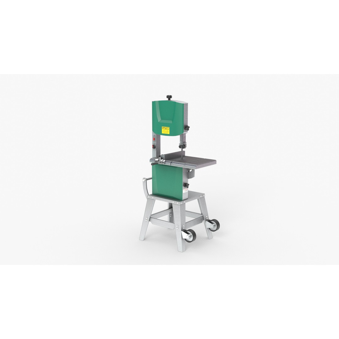 Band Saw 3D Model – High Quality Industrial Tool, FBX, OBJ - View 5